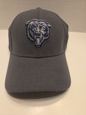 Men's New Era Graphite Chicago Bears Classic 39THIRTY Flex Hat Size  L/XL
